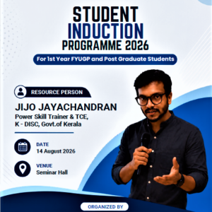 STUDENT INDUCTION PROGRAM 2026 14.08.2026